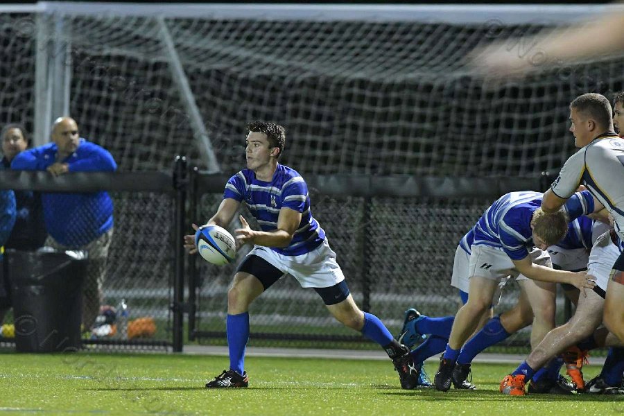 Wheaton Men\'s Rugby vs Mass Maritime.  Photo by Keith Nordstrom